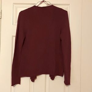 Ladies burgundy cardigan!  Never Worn!!